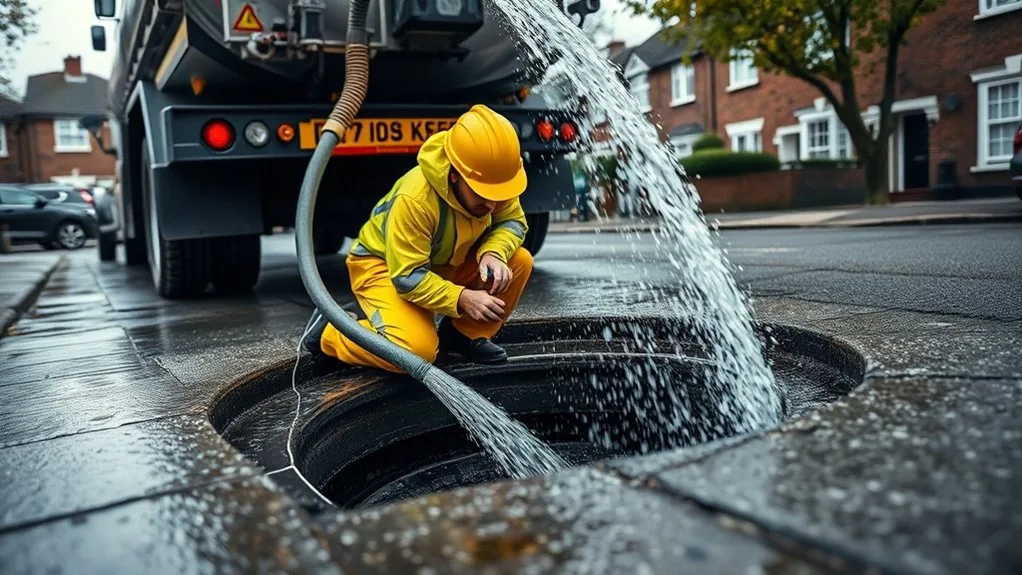 Drainage services in Kings Hill
